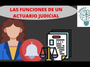 LAS FUNCIONES DE UN ACTUARIO JUDICIAL