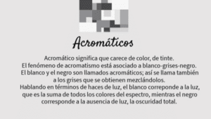 acromaticos