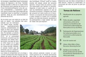 Planificación de un proyecto agrícola | ECHOcommunity.org