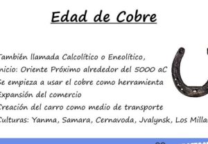 Edad de Cobre - ¡¡RESUMEN breve + ESQUEMAS!!