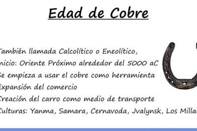 Edad de Cobre - ¡¡RESUMEN breve + ESQUEMAS!!