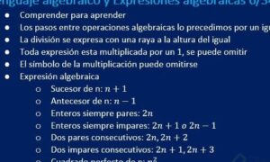 Lenguaje algebraico: expresiones algebraicas y ejemplos prácticos