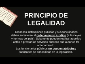 Principio De Legalidad - Juridiguia