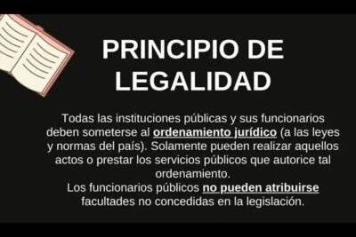 Principio De Legalidad - Juridiguia