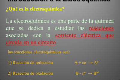 Introducción a la Electroquímica (Powerpoint)