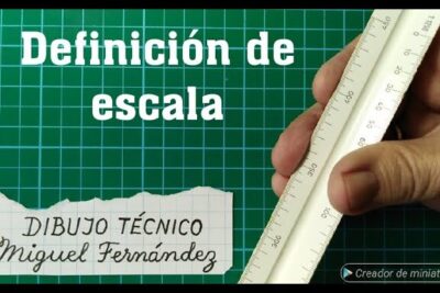 DEFINICIÓN y CONCEPTO de ESCALA en Dibujo Técnico 1:200