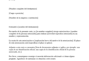 Ejemplos de Autorización: Aprende a Dar Permiso Correctamente ...