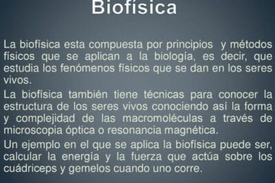 Explorando los misterios de la vida: La Biofísica y su campo de ...