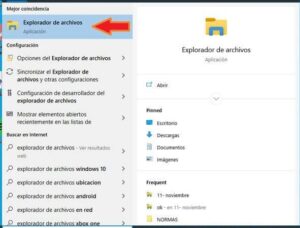 Todas las formas de abrir el explorador de archivos de Windows 10