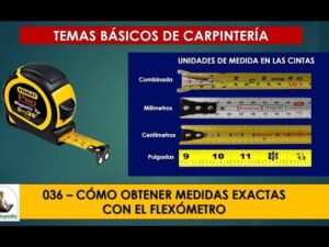 036 - Cómo obtener medidas exactas con el flexómetro