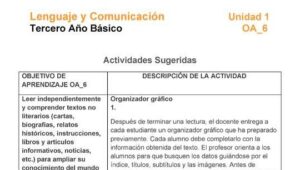 Unidad 1: Profundización de la comprensión lectora - Curriculum ...