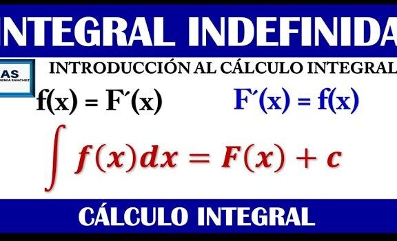 CÁLCULO INTEGRAL - INTRODUCCIÓN - DEFINICIÓN DE LA INTEGRAL INDEFINIDA