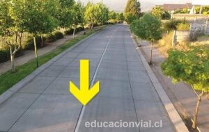 Eje de calzada | Glosario Vial | Educación Vial