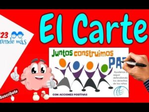 Características de un CARTEL para niños de primaria.