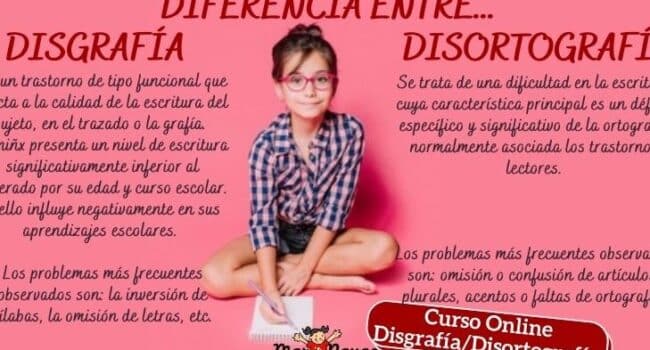 Diferencia entre Disgrafía y Disortografía - Mar Navas