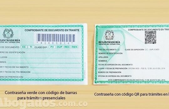 La Contraseña, documento válido de identificación - Abogados.com.co