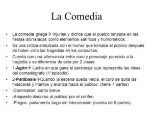 Comedia griega - Las características principales ¡RESUMEN!