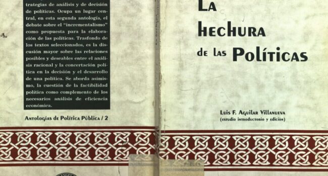 &quot;La Hechura de las Políticas&quot;. - Instituto Nacional de ...