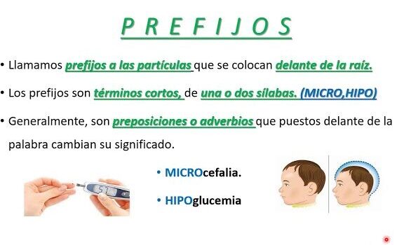 Uso de raíces, prefijos y sufijos en la terminología medica (etimología  grecolatinas)