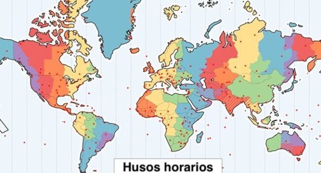 Husos horarios - Concepto, características y ejemplos