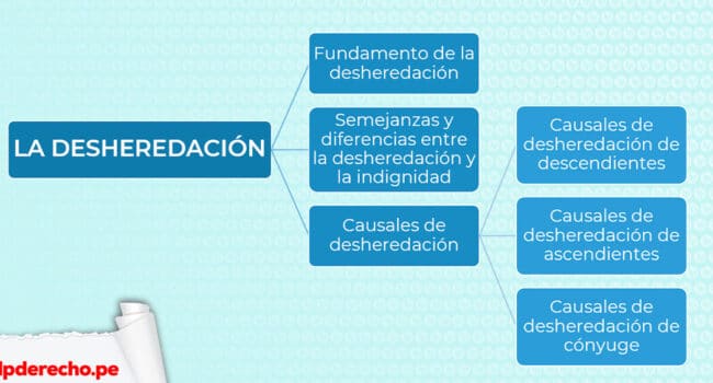 Desheredación: concepto, fundamento, causales, diferencias con la ...