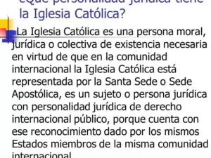 Iglesia Como Persona Jurídica: Análisis Y Debate | Iglesia Del Pilar