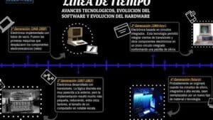 LINEA DE TIEMPO (EVOLUCION DE LAS TECNOLOGIAS, HARDWARE Y SOFTWARE)