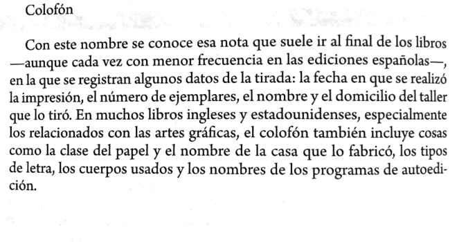 Yo había venido aquí a hablar de mi colofón – SOPORTO TROPOS