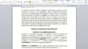 Ejemplos de Contrato de Comisión: Todo lo que necesitas saber ...