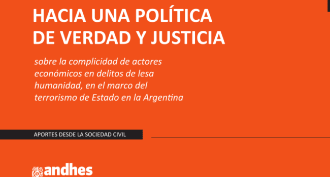 PDF) Hacia una Política de Verdad y Justicia sobre la Complicidad ...