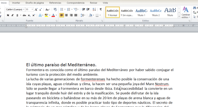 Conceptos básicos - WORD para Oposiciones