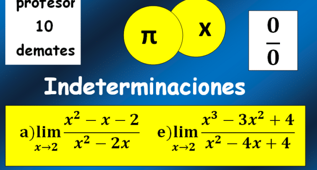 Límites de funciones ejercicios resueltos TRUCOS profesor10demates