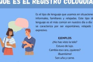 Qué es el registro COLOQUIAL y ejemplos