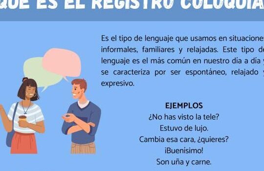 Qué es el registro COLOQUIAL y ejemplos