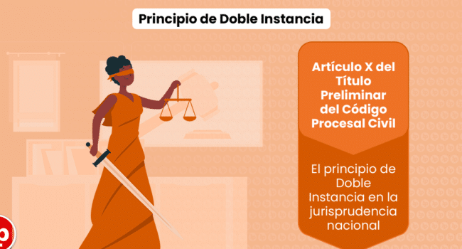 Qué es el principio de doble instancia? (artículo X del título ...