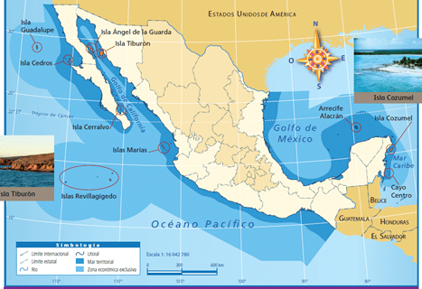 Límites territoriales de México - Nueva Escuela Mexicana Digital