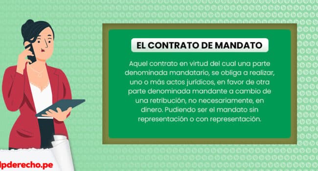 Qué es el «contrato de mandato»? (artículo 1790 del Código Civil) | LP